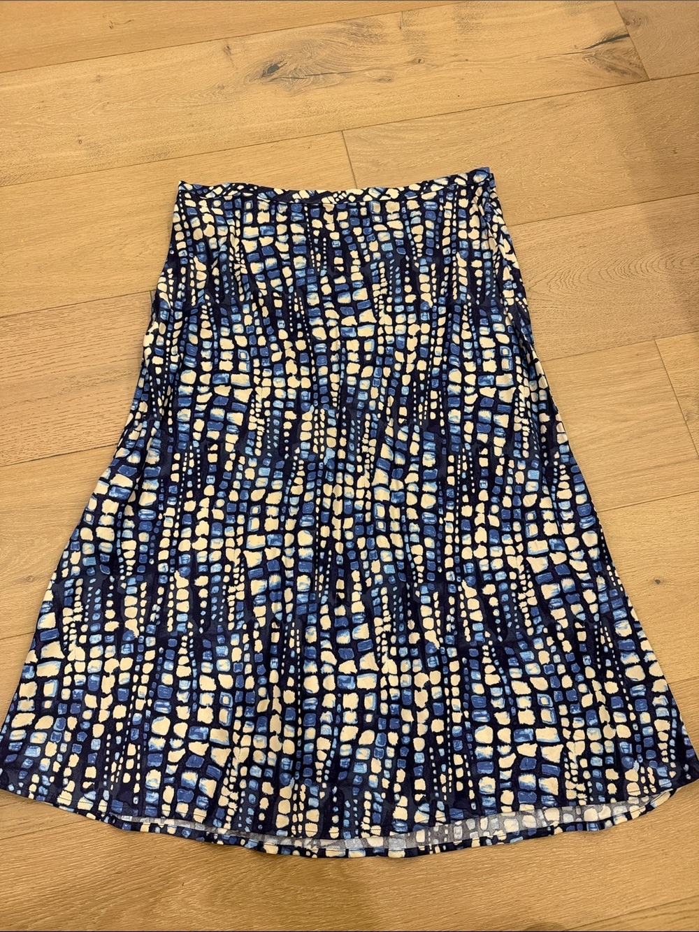 J Mc Laughlin Louisa May Cobblestone Rayon/Midi Skirt Sz 14